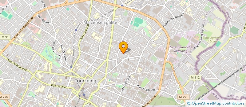 localisation de l'entreprise MONSIEUR ADRIANO LITTERI à TOURCOING