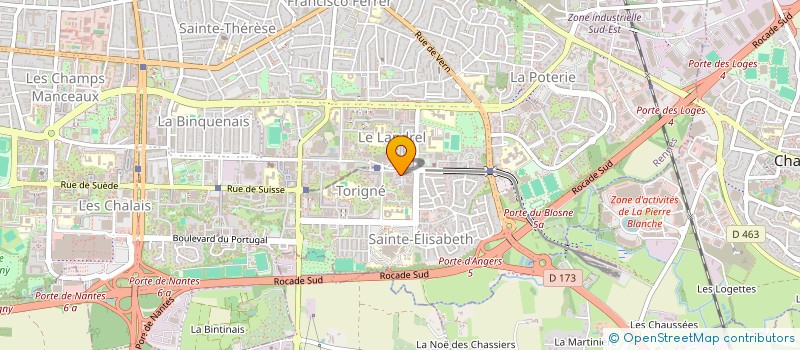 localisation de l'entreprise MONSIEUR ADRIANO-MARIAN RADUCANU  RENNES