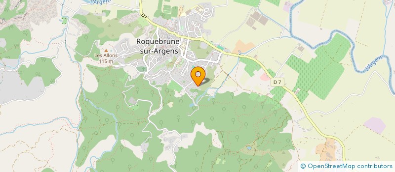 localisation de l'entreprise MONSIEUR ADRIANO MAZZU  ROQUEBRUNE-SUR-ARGENS