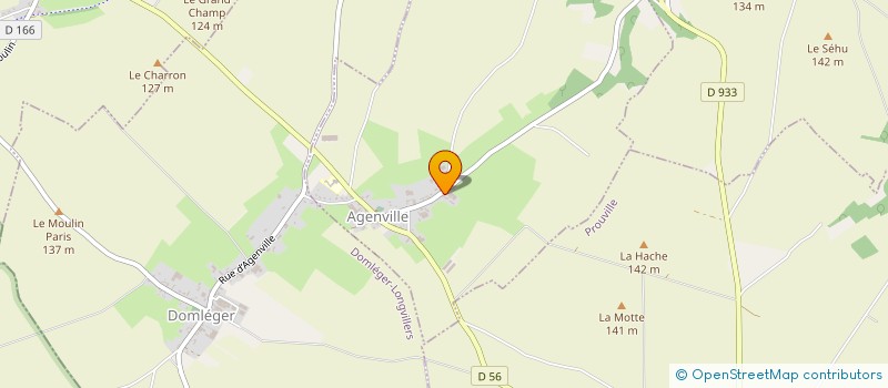 localisation de l'entreprise MONSIEUR ADRIANO MENEGHETTI  AGENVILLE