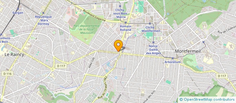 localisation de l'entreprise MONSIEUR ADRIANO NOGUEIRA SIMOES  CLICHY-SOUS-BOIS