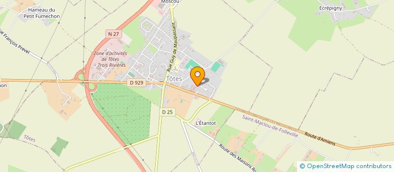 localisation de l'entreprise MONSIEUR ADRIANO PEREIRA  TOTES