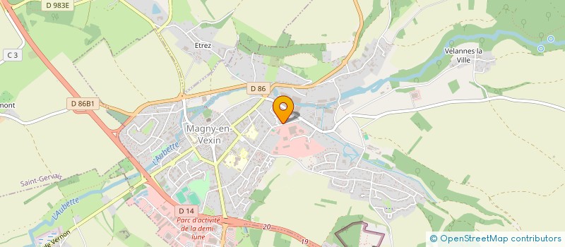 localisation de l'entreprise MONSIEUR ADRIANO PEREIRA OLIVEIRA  MAGNY-EN-VEXIN