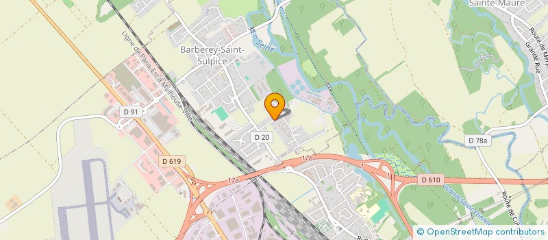 localisation de l'entreprise MONSIEUR ADRIANO PINHO  BARBEREY-SAINT-SULPICE