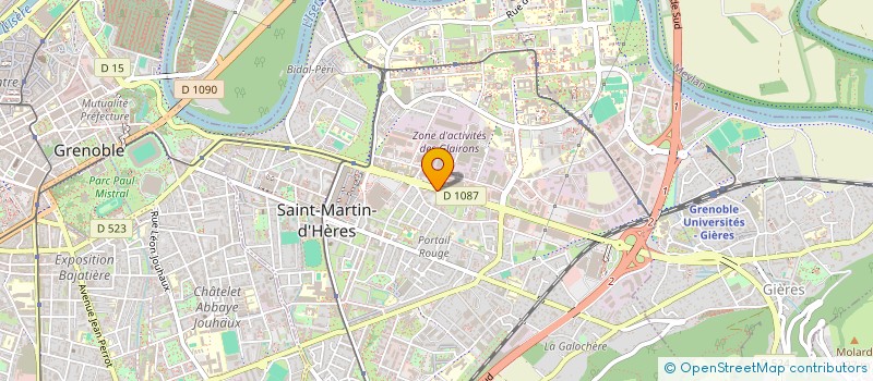 localisation de l'entreprise MONSIEUR ADRIANO SARNARI  SAINT-MARTIN-D'HERES