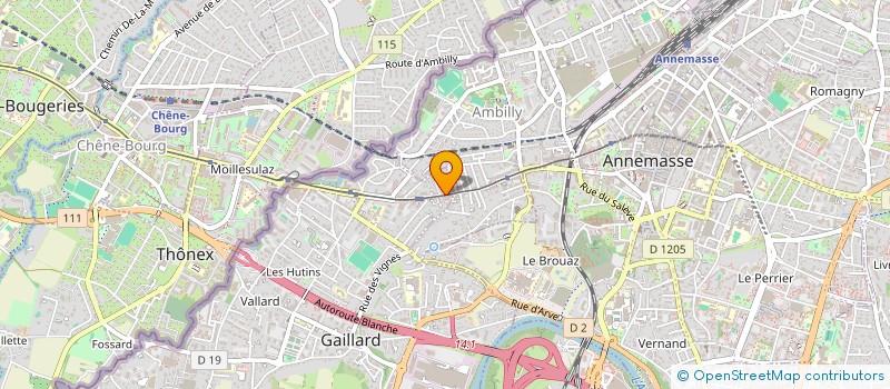 localisation de l'entreprise MONSIEUR ADRIANO TAVARES CARDOSO  GAILLARD