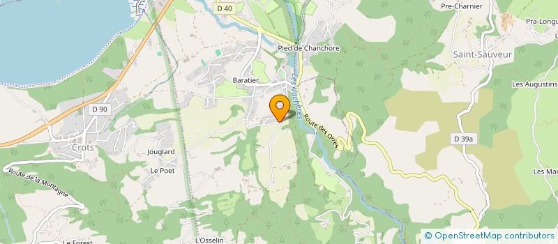 localisation de l'entreprise MONSIEUR ADRIANO TORRICE  BARATIER