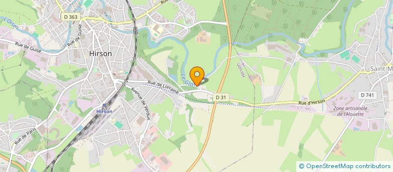 localisation de l'entreprise MONSIEUR ADRIANUS VERNOOIJ à HIRSON