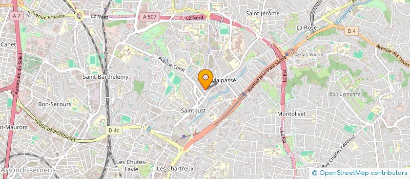 localisation de l'entreprise MONSIEUR ADRIATIK MORINA  MARSEILLE