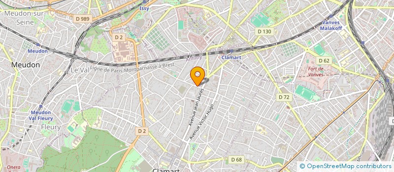 localisation de l'entreprise MONSIEUR ADRIEL BIZIEN à CLAMART