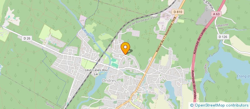 localisation de l'entreprise MONSIEUR ADRIEL HANNON  ONDRES