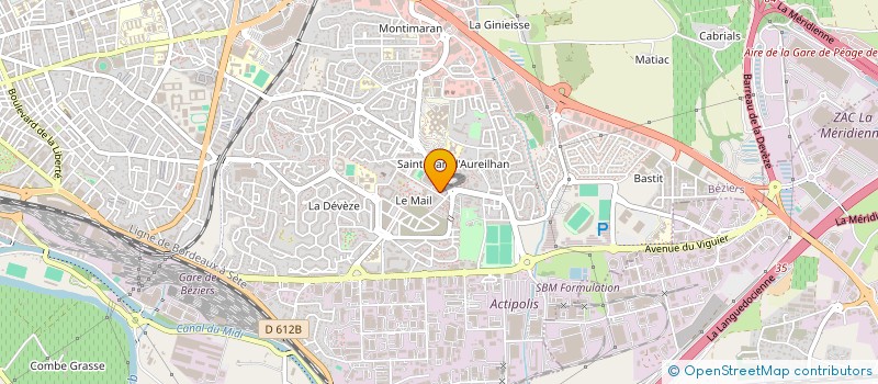 localisation de l'entreprise MONSIEUR ADRIEL MANZANILLA à BEZIERS