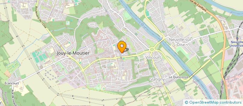 localisation de l'entreprise MONSIEUR ADRIEN AAYAY  JOUY-LE-MOUTIER