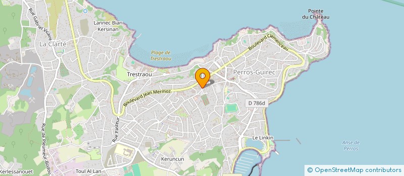 localisation de l'entreprise MONSIEUR ADRIEN ABBE  PERROS-GUIREC