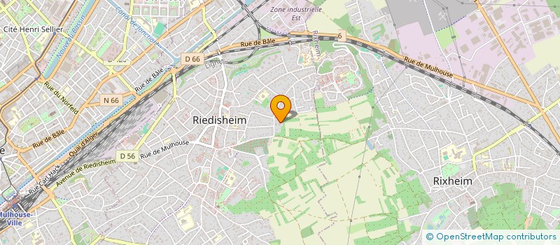 localisation de l'entreprise MONSIEUR ADRIEN ABLER  RIEDISHEIM