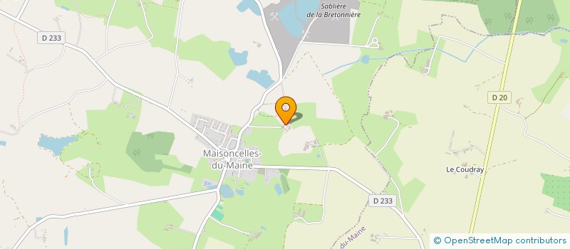 localisation de l'entreprise MONSIEUR ADRIEN ACEF  MAISONCELLES-DU-MAINE