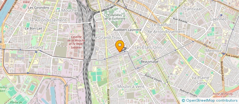 localisation de l'entreprise MONSIEUR ADRIEN AFONSO  LYON