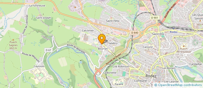 localisation de l'entreprise MONSIEUR ADRIEN ALARY  RODEZ