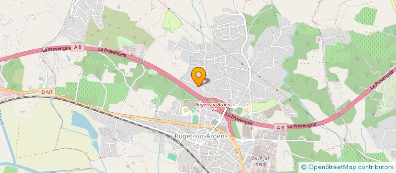 localisation de l'entreprise MONSIEUR ADRIEN ALFRED à PUGET-SUR-ARGENS