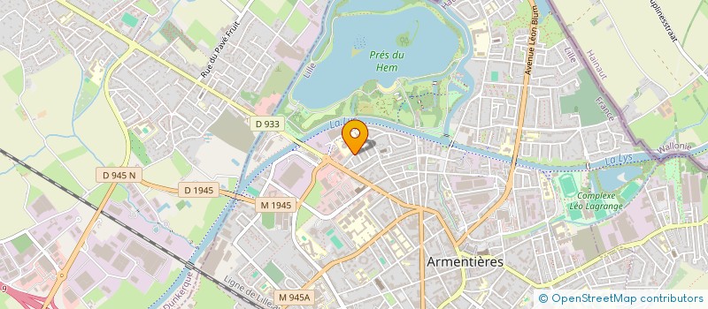 localisation de l'entreprise MONSIEUR ADRIEN ALLAEYS  ARMENTIERES