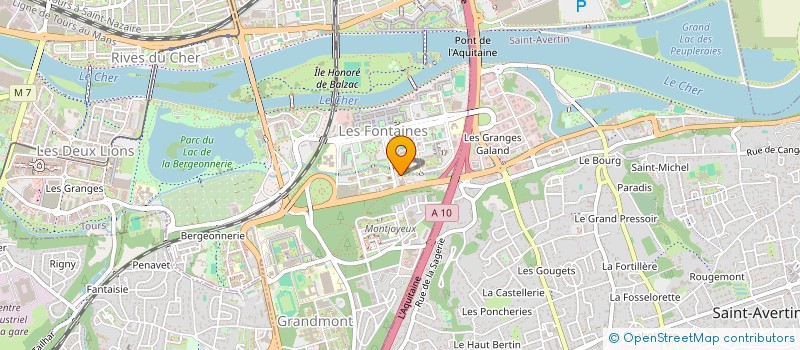 localisation de l'entreprise MONSIEUR ADRIEN ANDRADE HENRIQUES  TOURS