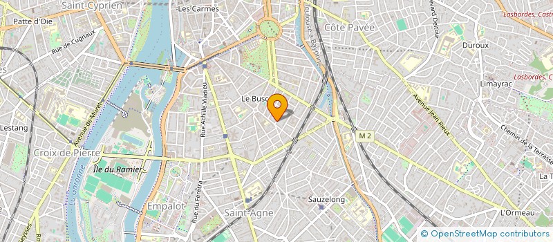 localisation de l'entreprise MONSIEUR ADRIEN ANDRAL  TOULOUSE