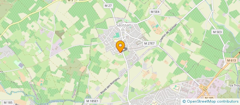 localisation de l'entreprise MONSIEUR ADRIEN ANGELOT  SAUSSAN