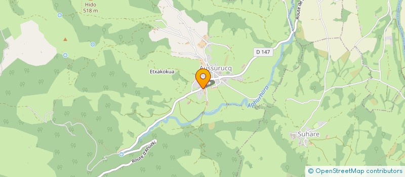 localisation de l'entreprise MONSIEUR ADRIEN ARAMBURU  AUSSURUCQ
