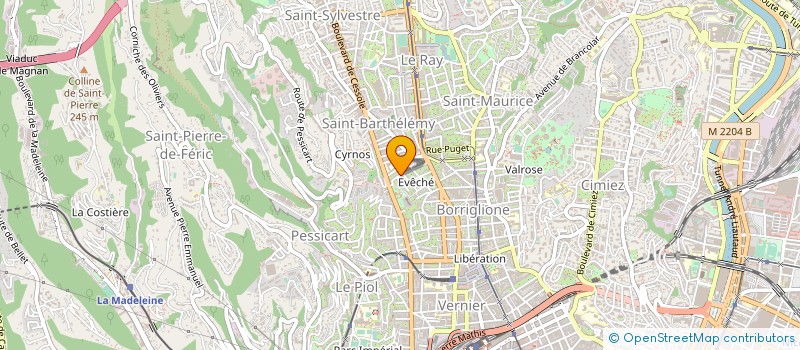 localisation de l'entreprise MONSIEUR ADRIEN ARCURI à NICE