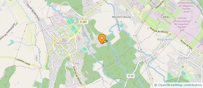 localisation de l'entreprise MONSIEUR ADRIEN ARIGAULT  MOURENX