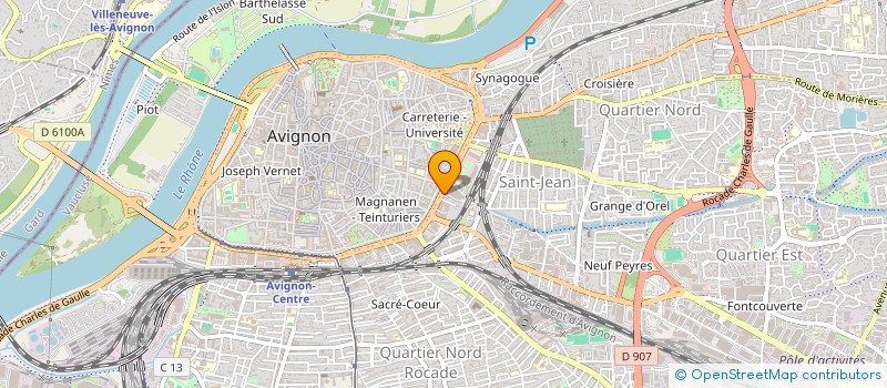 localisation de l'entreprise MONSIEUR ADRIEN ARMAND  AVIGNON