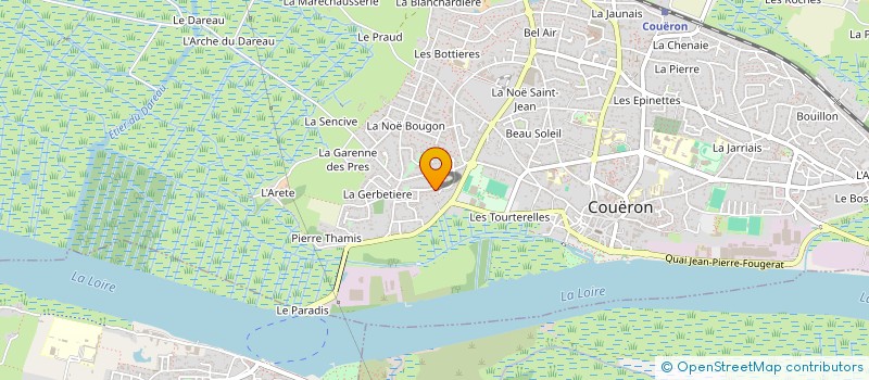 localisation de l'entreprise MONSIEUR ADRIEN ARNEAULT à COUERON