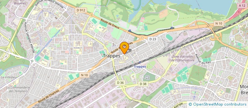 localisation de l'entreprise MONSIEUR ADRIEN ATGER  TRAPPES