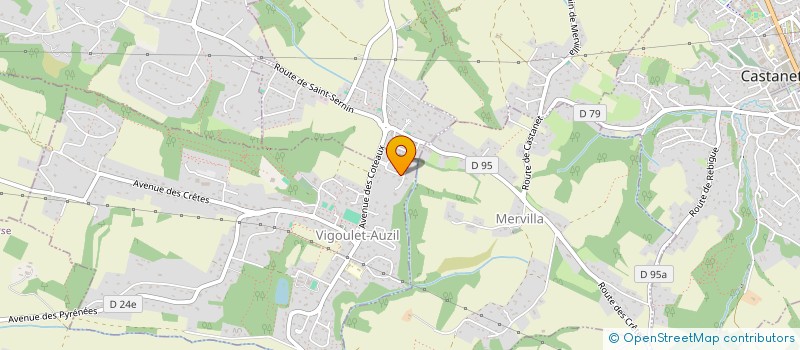 localisation de l'entreprise MONSIEUR ADRIEN AUBEL  VIGOULET-AUZIL