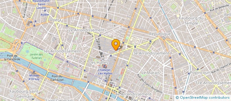 localisation de l'entreprise MONSIEUR ADRIEN AUBIN  PARIS