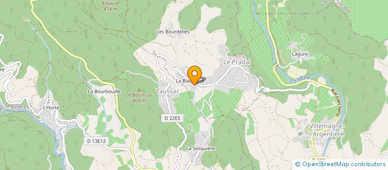 localisation de l'entreprise MONSIEUR ADRIEN AUGE  LE PRADAL