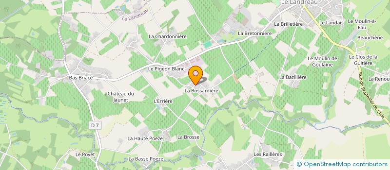 localisation de l'entreprise MONSIEUR ADRIEN AUVRAY  LE LANDREAU