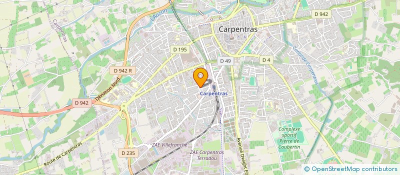 localisation de l'entreprise MONSIEUR ADRIEN AVIGNON à CARPENTRAS