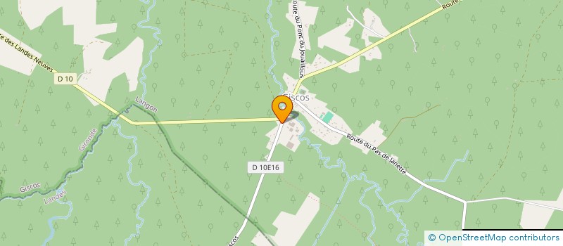 localisation de l'entreprise MONSIEUR ADRIEN BACQUEY  GOUALADE