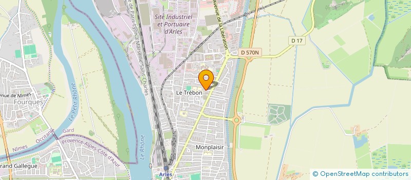 localisation de l'entreprise MONSIEUR ADRIEN BADIOU à ARLES