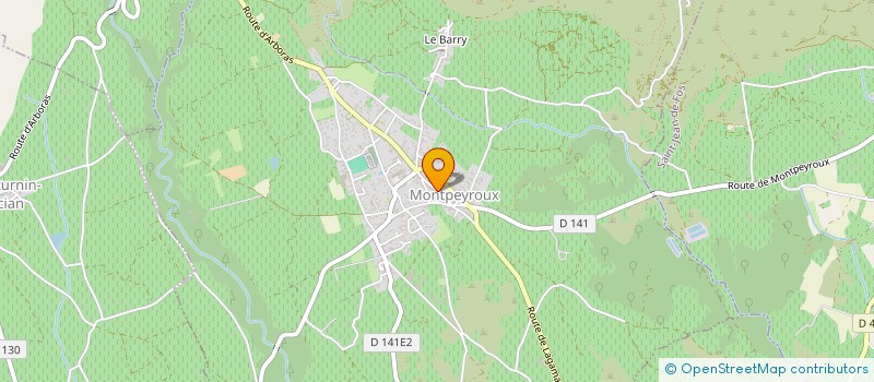 localisation de l'entreprise MONSIEUR ADRIEN BALDY à MONTPEYROUX
