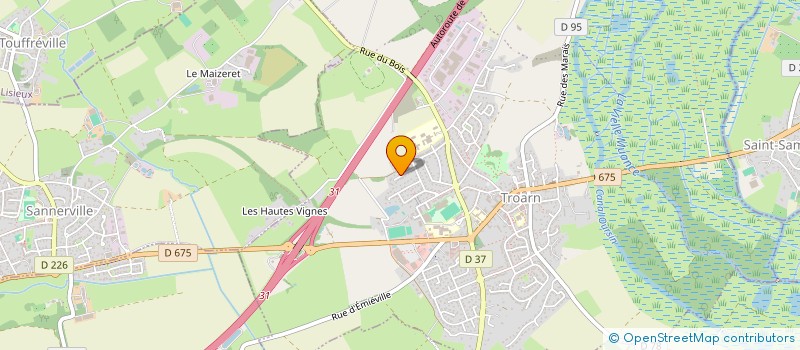 localisation de l'entreprise MONSIEUR ADRIEN BALLAVENNE  TROARN