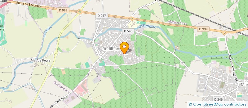 localisation de l'entreprise MONSIEUR ADRIEN BALMES  RODILHAN