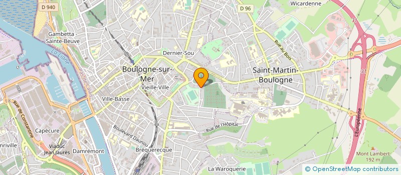 localisation de l'entreprise MONSIEUR ADRIEN BALY à BOULOGNE-SUR-MER