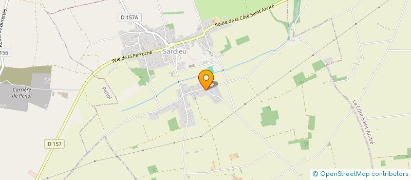 localisation de l'entreprise MONSIEUR ADRIEN BARATIER BUISSON  SARDIEU