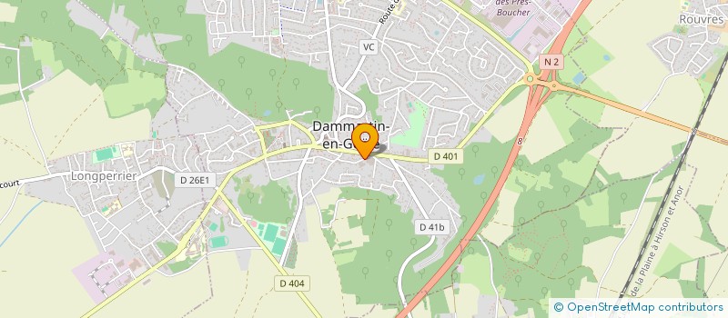 localisation de l'entreprise MONSIEUR ADRIEN BARBIER-MALESSART  DAMMARTIN-EN-GOELE