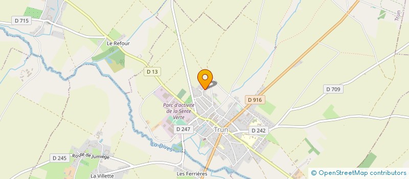 localisation de l'entreprise MONSIEUR ADRIEN BARBOT à TRUN