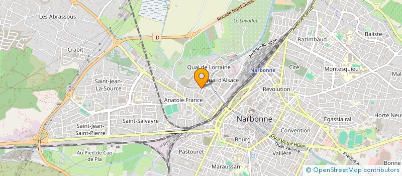 localisation de l'entreprise MONSIEUR ADRIEN BARCELONA  NARBONNE