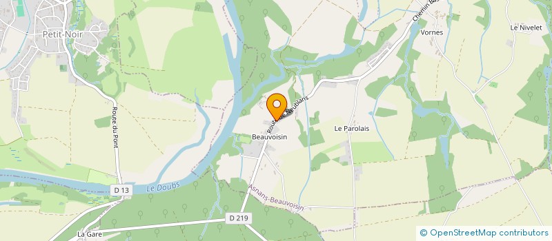 localisation de l'entreprise MONSIEUR ADRIEN BARELLE  LES HAYS