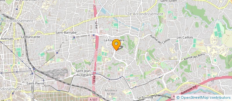 localisation de l'entreprise MONSIEUR ADRIEN BARRAU à MARSEILLE